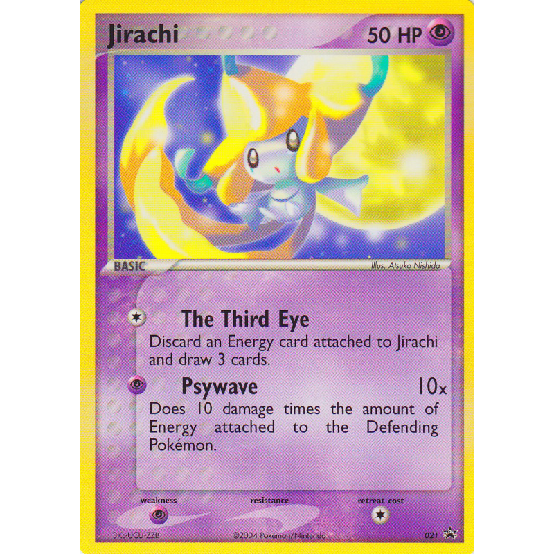 Carte Pokémon Jirachi 21 Promo Nintendo