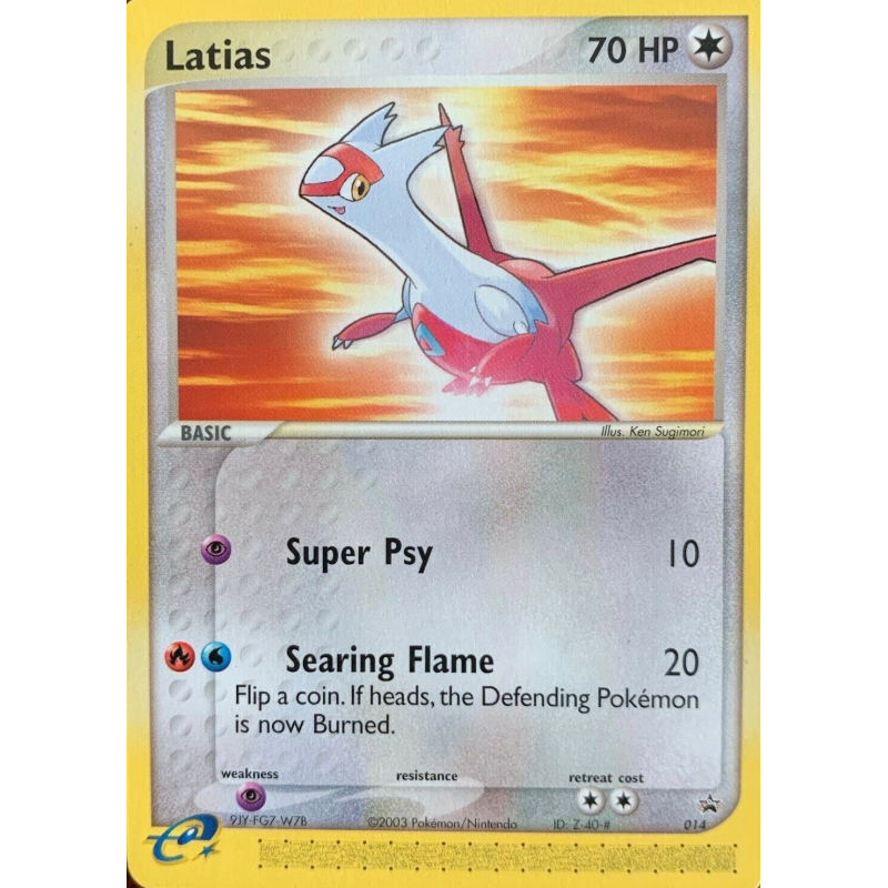 Carte Pokémon Latias 14 Promo Nintendo