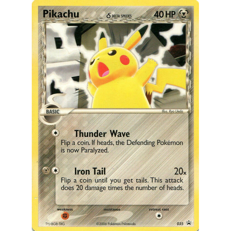Carte Pokémon Pikachu δ 35 Promo Nintendo
