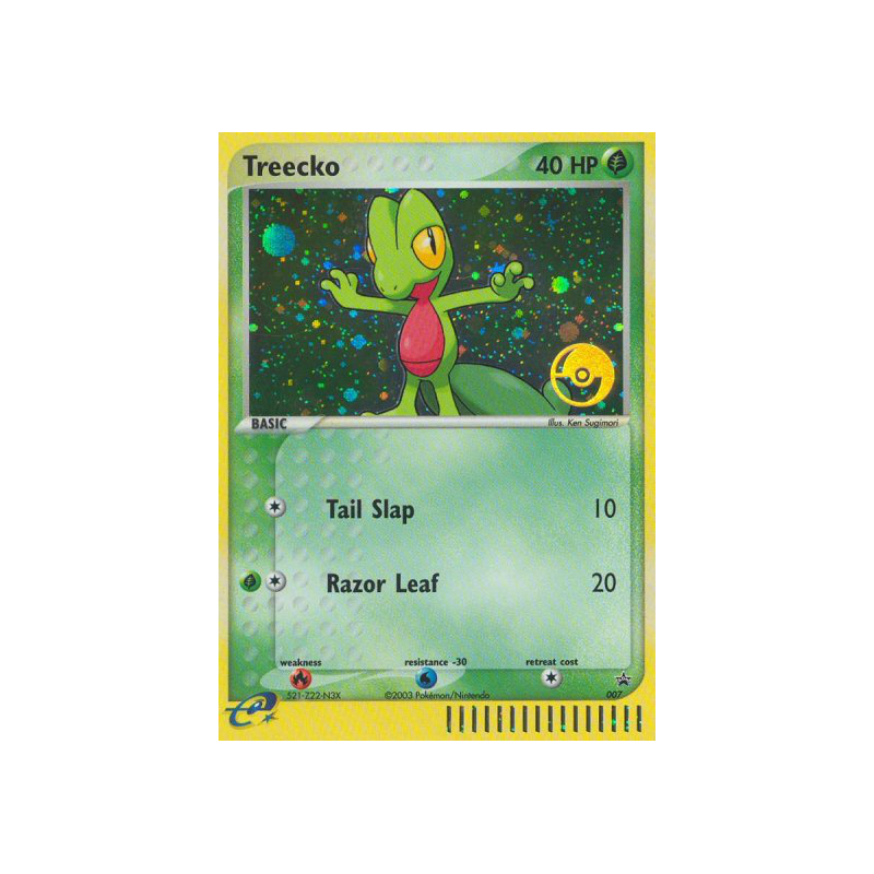 Carte Pokémon Treecko 7 Promo Nintendo