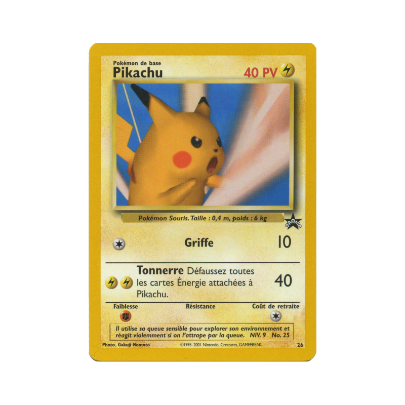 Carte Pokémon Pikachu 26 Promo Wizards