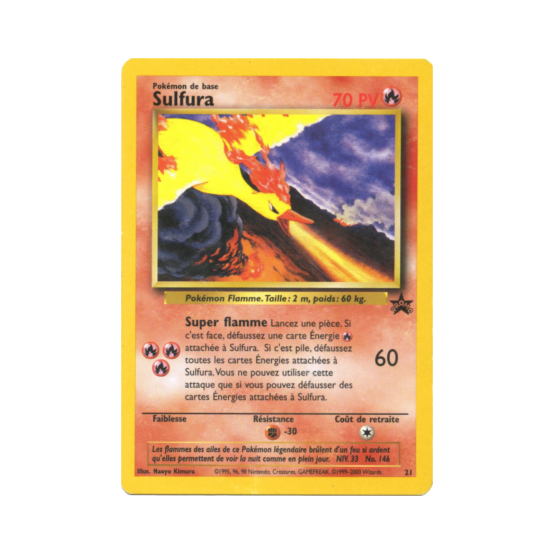 Carte Pokémon Sulfura 20/1 Promo Wizards