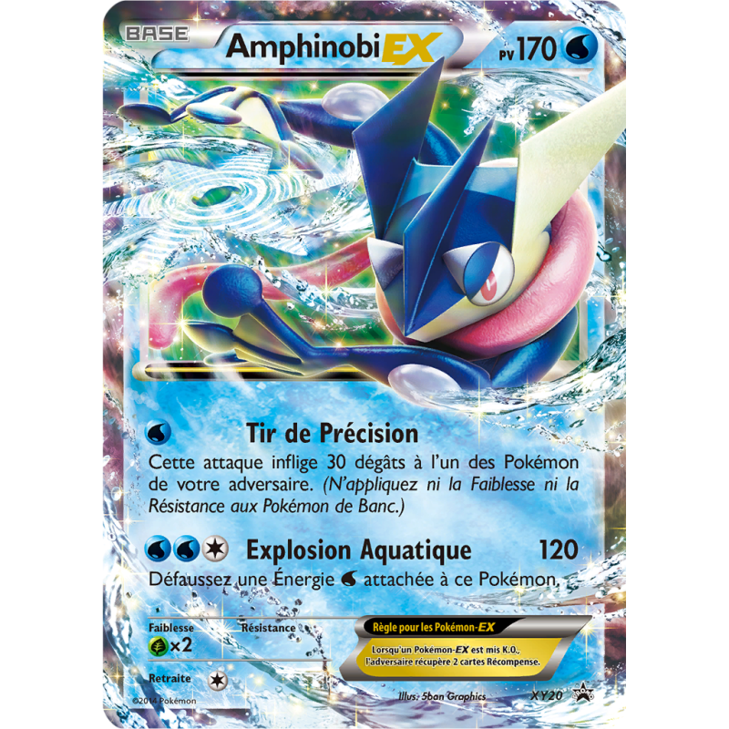 Carte Pokémon Amphinobi-EX XY20 Promo XY