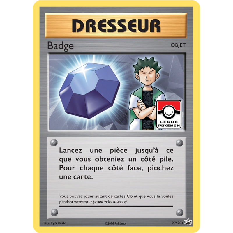 Carte Pokémon Badge XY203 Promo XY