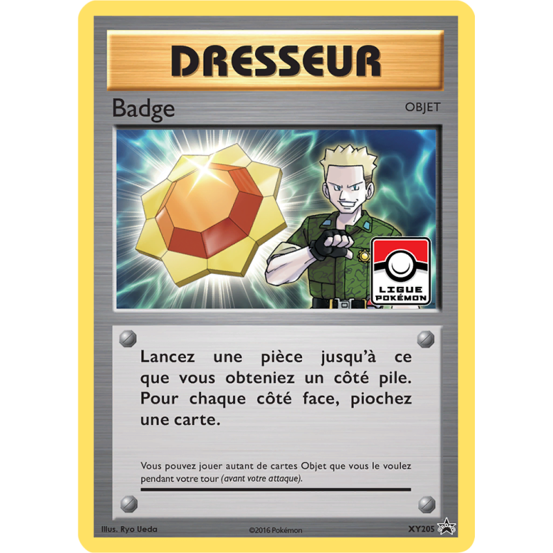 Carte Pokémon Badge XY205 Promo XY