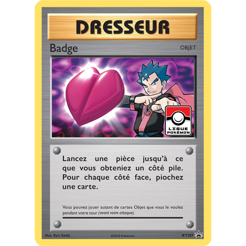 Carte Pokémon Badge XY207 Promo XY