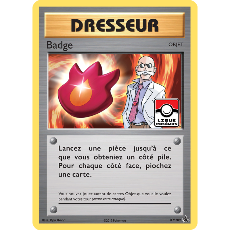 Carte Pokémon Badge XY209 Promo XY
