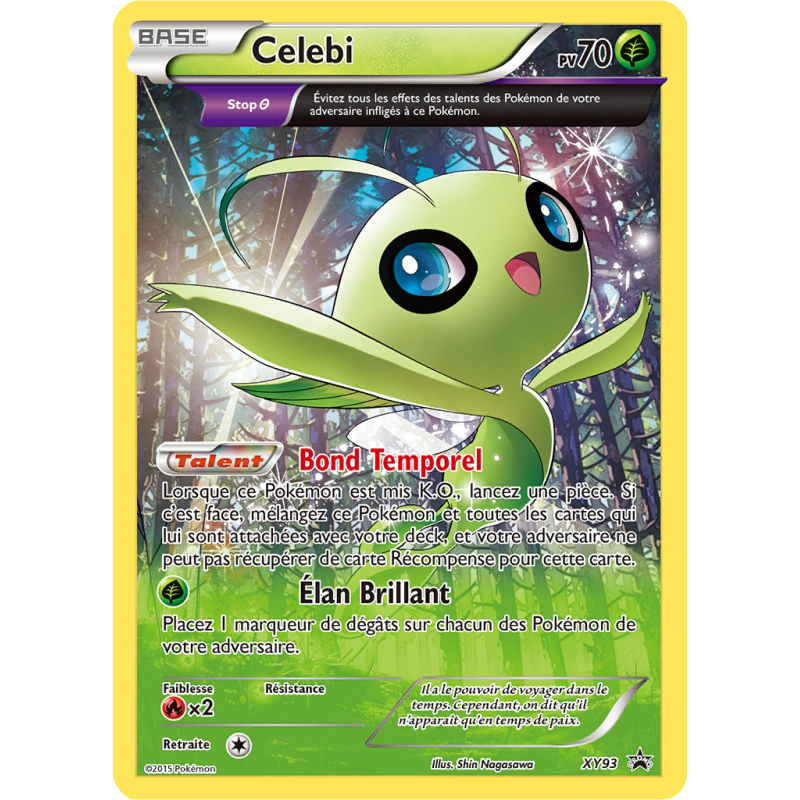 Carte Pokémon Celebi XY93 Promo XY