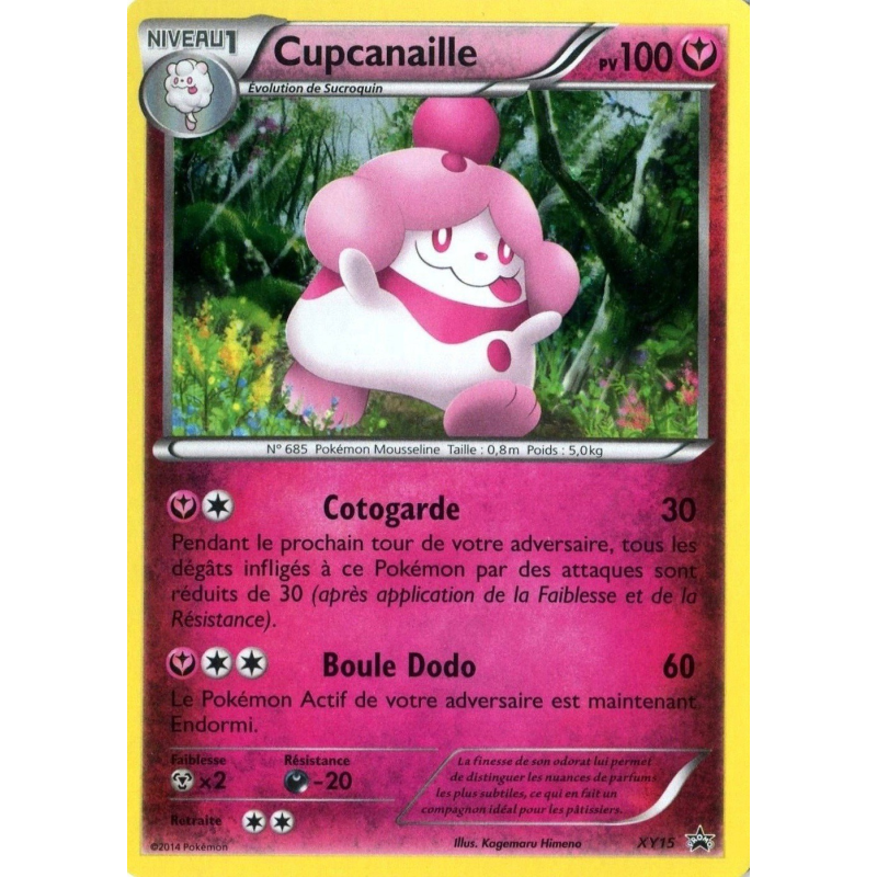 Carte Pokémon Cupcanaille XY15 Promo XY
