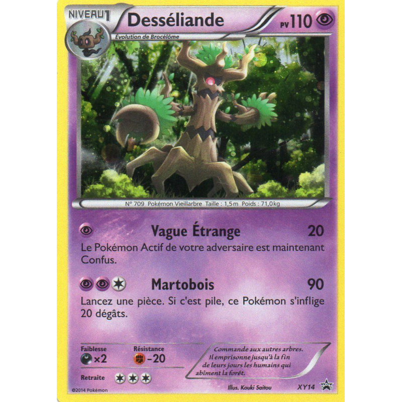 Carte Pokémon Desséliande XY14 Promo XY