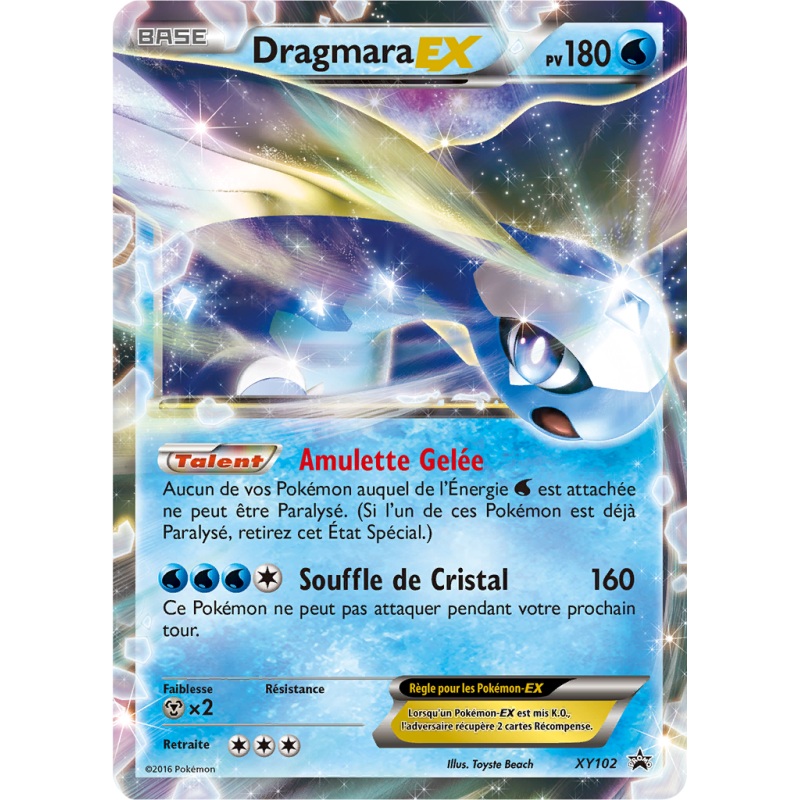 Carte Pokémon Dragmara-EX XY102 Promo XY
