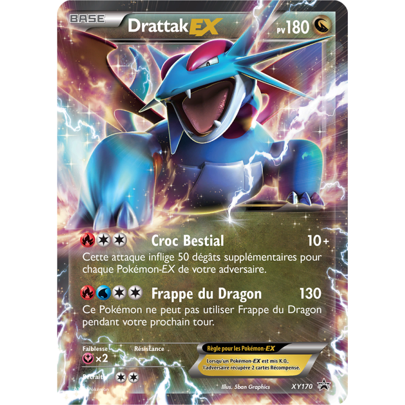 Carte Pokémon Drattak-EX XY170 Promo XY