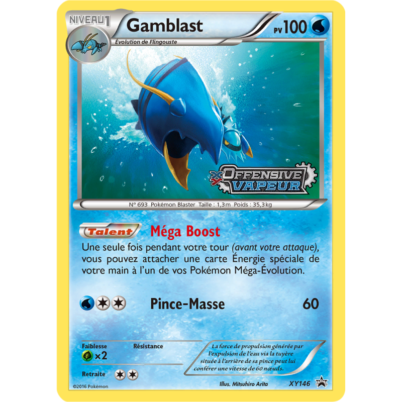 Carte Pokémon Gamblast XY146 Promo XY