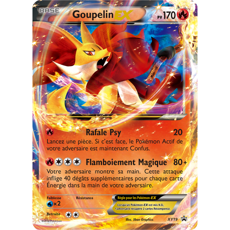 Carte Pokémon Goupelin-EX XY19 Promo XY