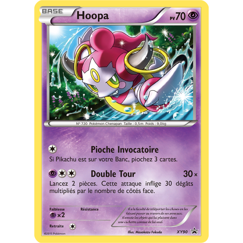 Carte Pokémon Hoopa XY90 Promo XY