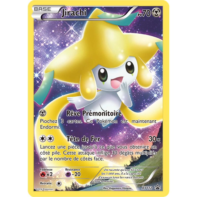 Carte Pokémon Jirachi XY112 Promo XY