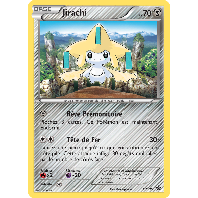 Carte Pokémon Jirachi XY195 Promo XY