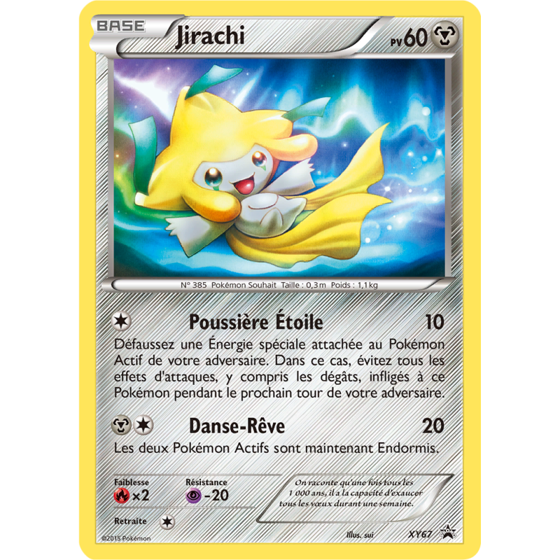 Carte Pokémon Jirachi XY67 Promo XY