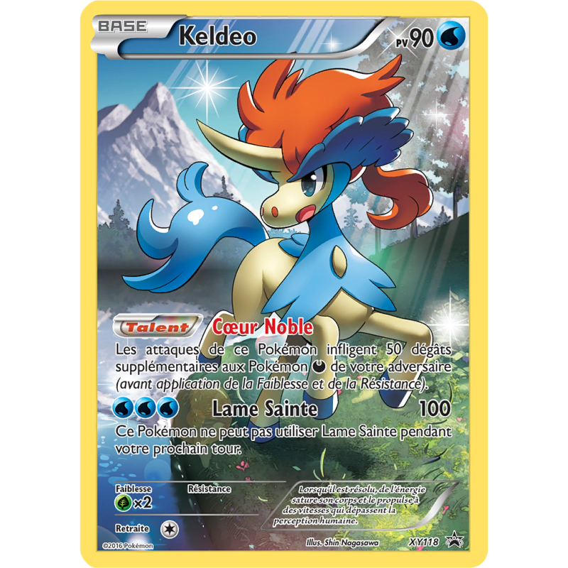 Carte Pokémon Keldeo XY118 Promo XY