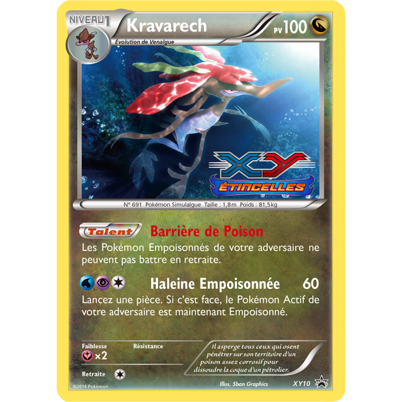 Carte Pokémon Kravarech XY10 Promo XY