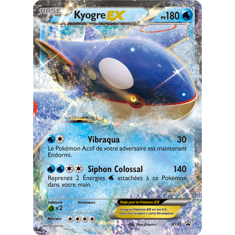 Carte Pokémon Kyogre-EX XY41 Promo XY