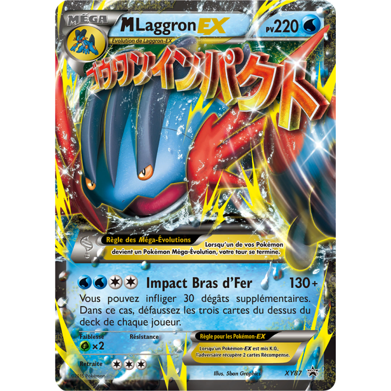 Carte Pokémon M-Laggron-EX XY87 Promo XY