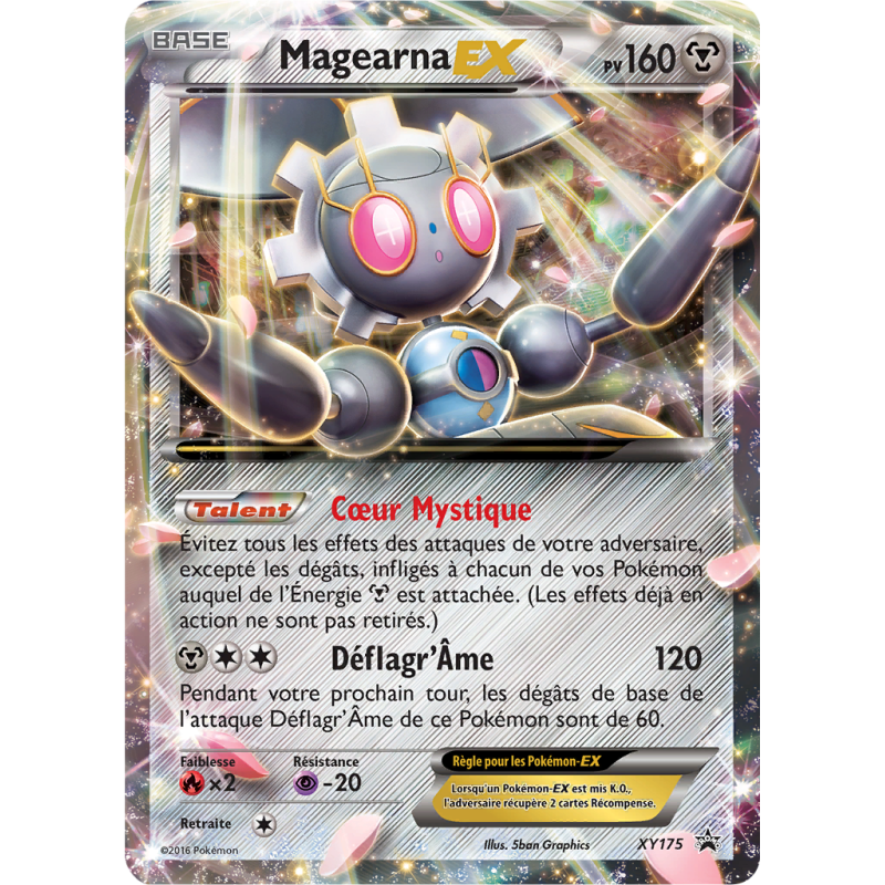 Carte Pokémon Magearna-EX XY175 Promo XY
