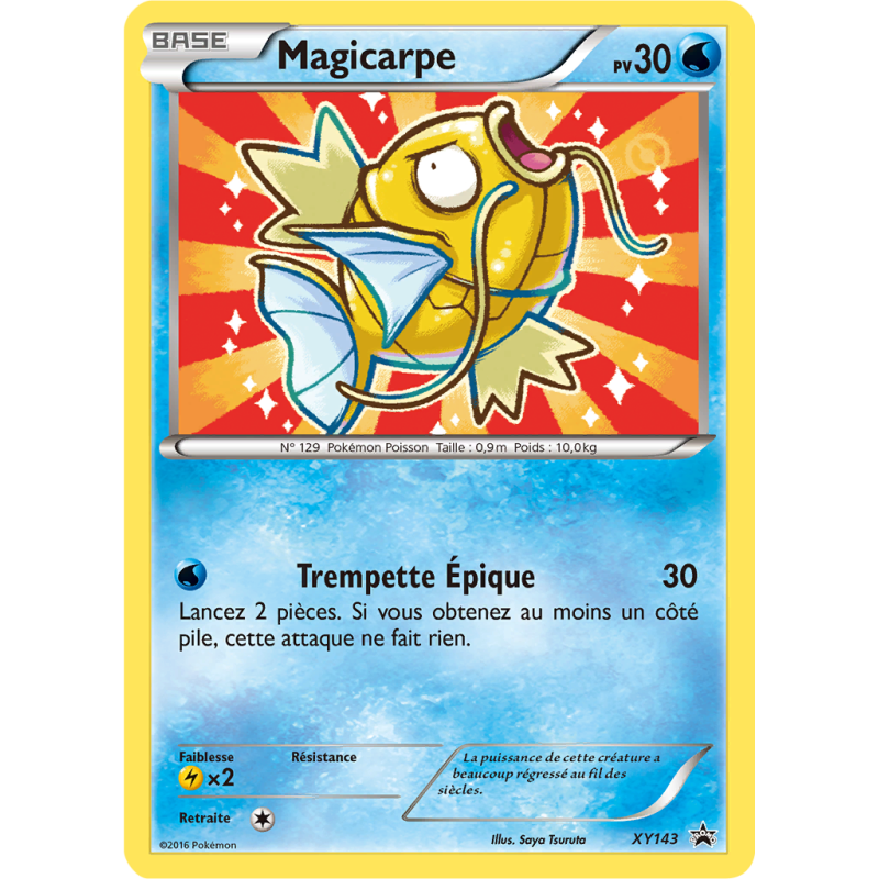 Carte Pokémon Magicarpe XY143 Promo XY