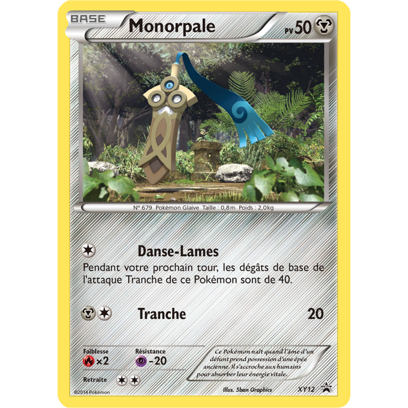 Carte Pokémon Monorpale XY12 Promo XY