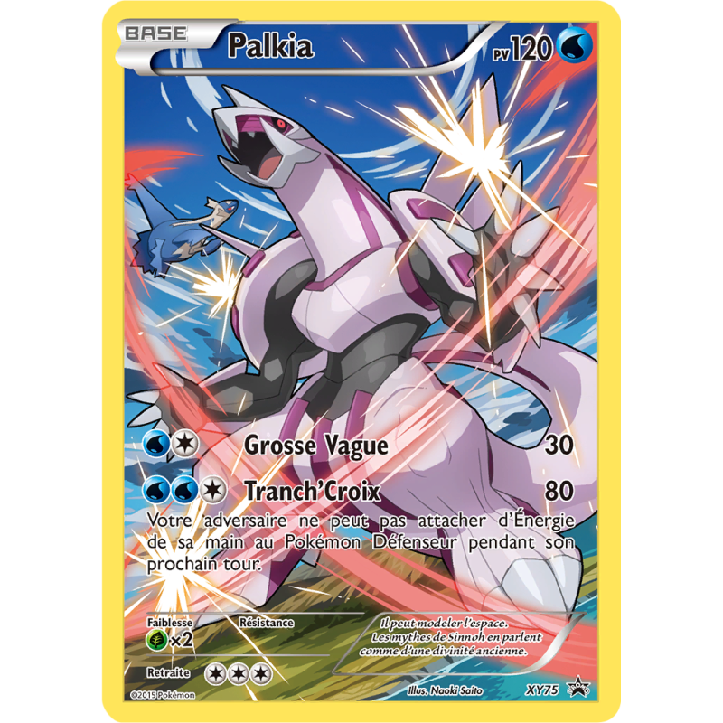 Carte Pokémon Palkia XY75 Promo XY