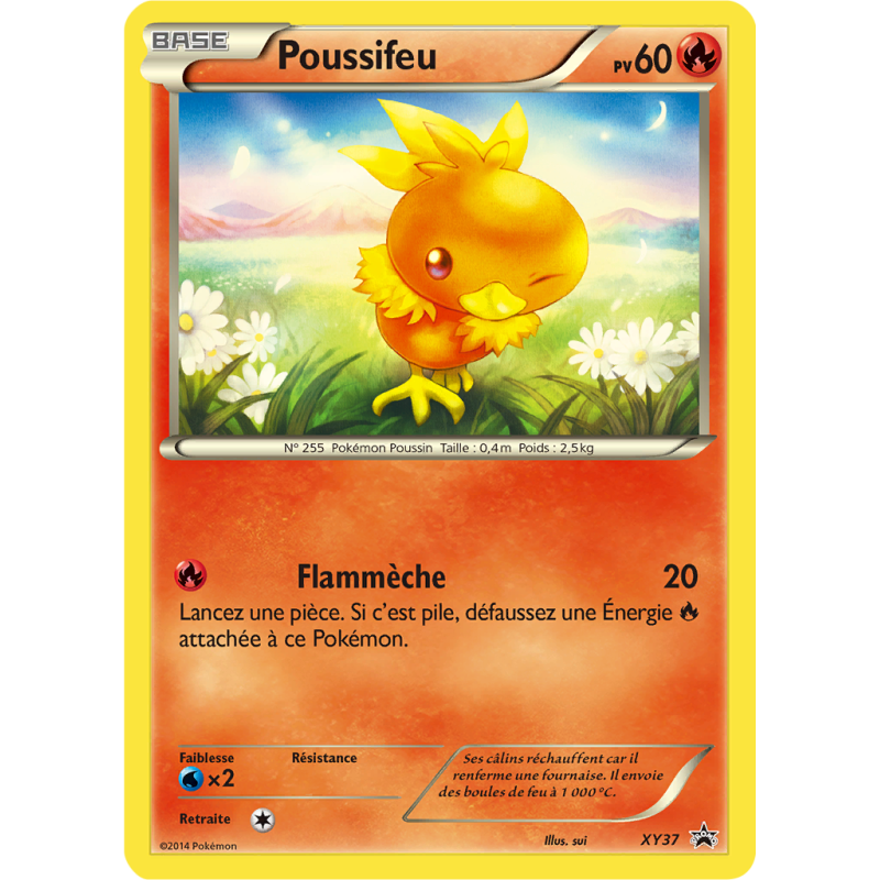 Carte Pokémon Poussifeu XY37 Promo XY