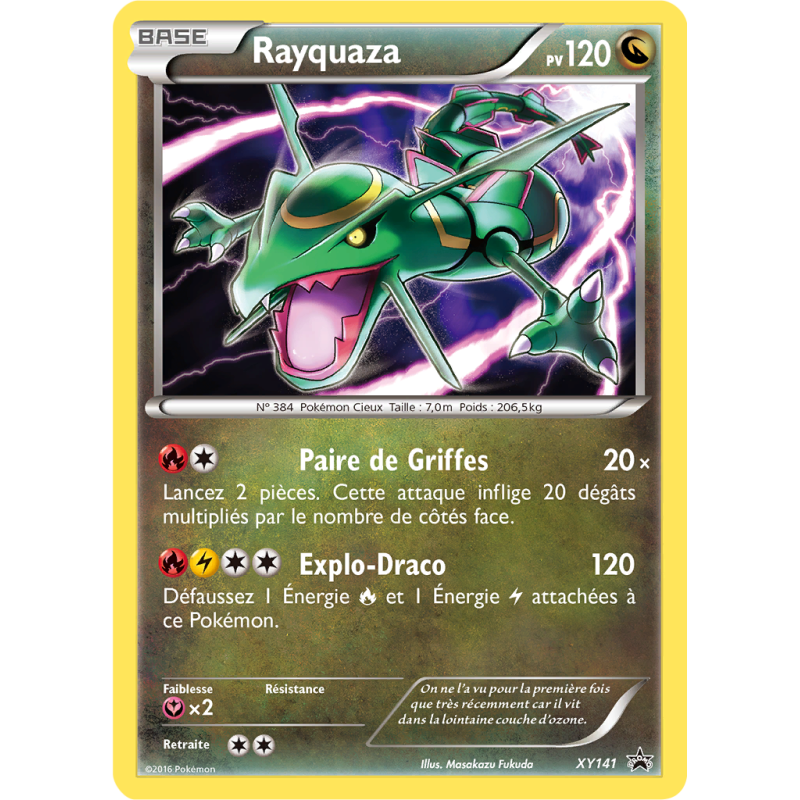 Carte Pokémon Rayquaza XY141 Promo XY