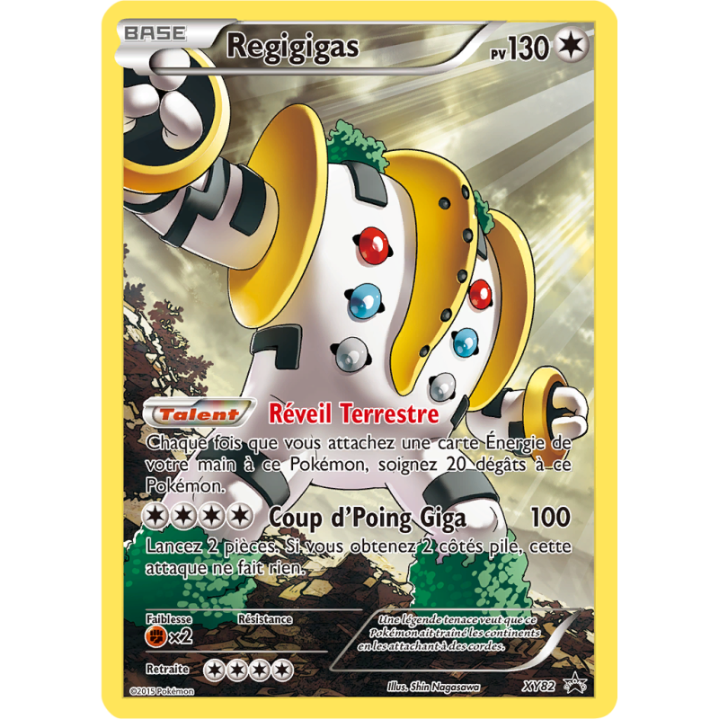 Carte Pokémon Regigigas XY82 Promo XY