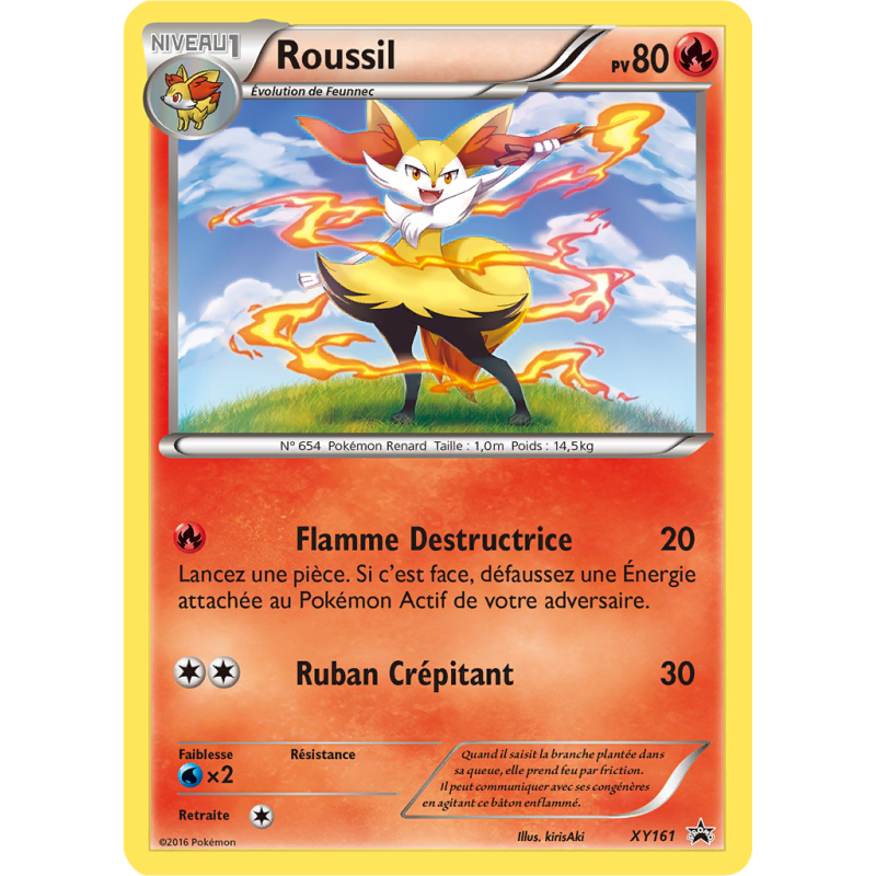 Carte Pokémon Roussil XY161 Promo XY