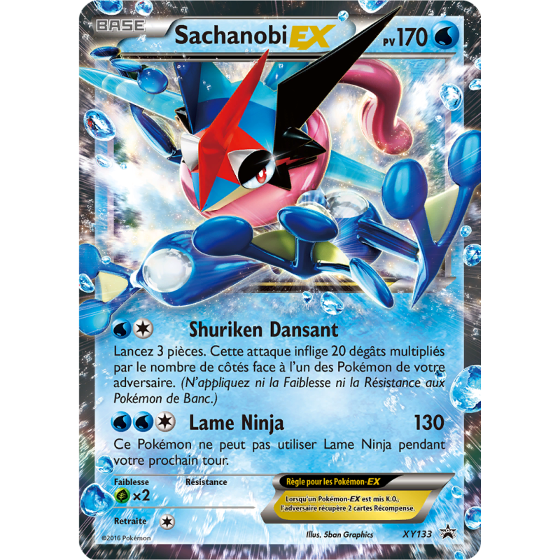 Carte Pokémon Sachanobi-EX XY133 Promo XY