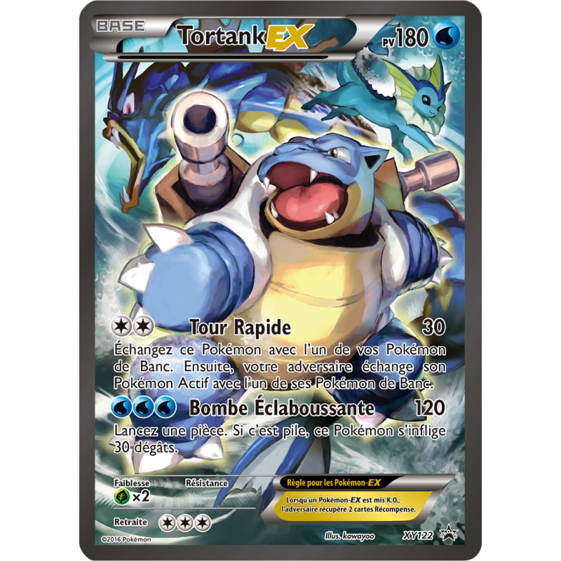 Carte Pokémon Tortank-EX XY122 Promo XY
