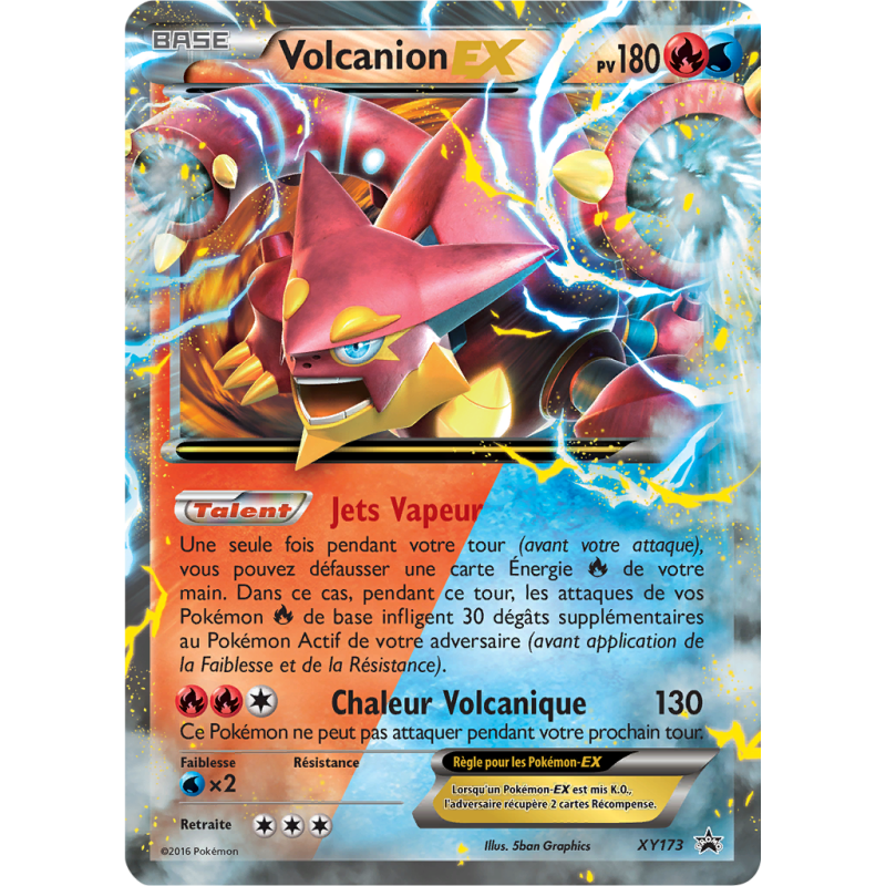 Carte Pokémon Volcanion-EX XY173 Promo XY