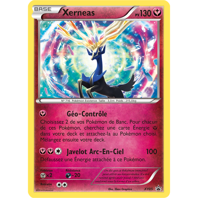 Carte Pokémon Xerneas XY05 Promo XY