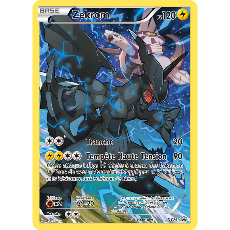 Carte Pokémon Zekrom XY76 Promo XY