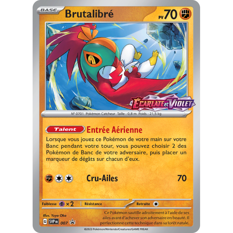 Carte Pokémon Brutalibré 7 Promo SV