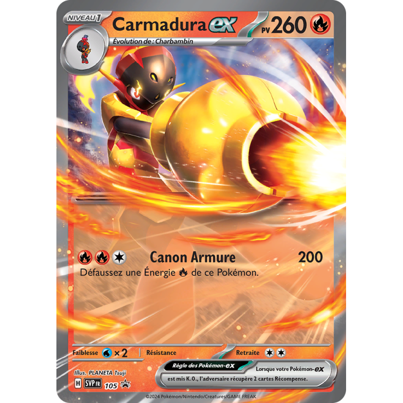 Carte Pokémon Carmadura-ex 105 Promo SV