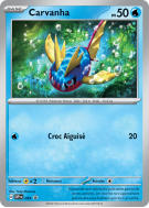 Carte Pokémon Carvanha 93 Promo SV