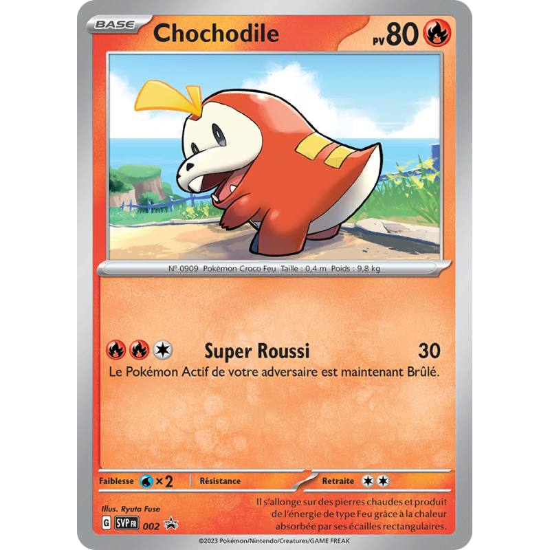 Carte Pokémon Chochodile 2 Promo SV