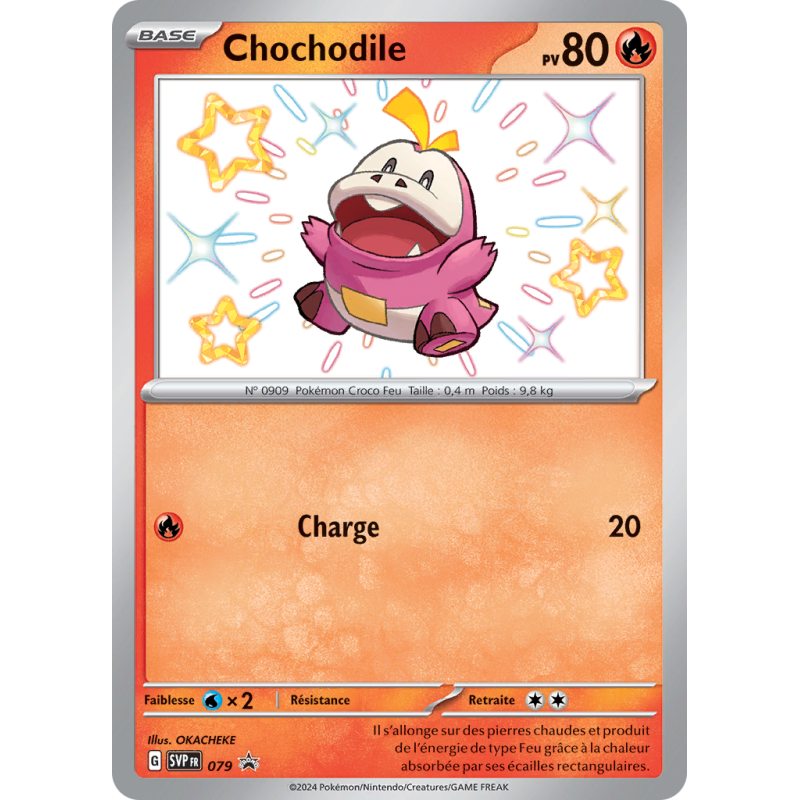 Carte Pokémon Chochodile 79 Promo SV