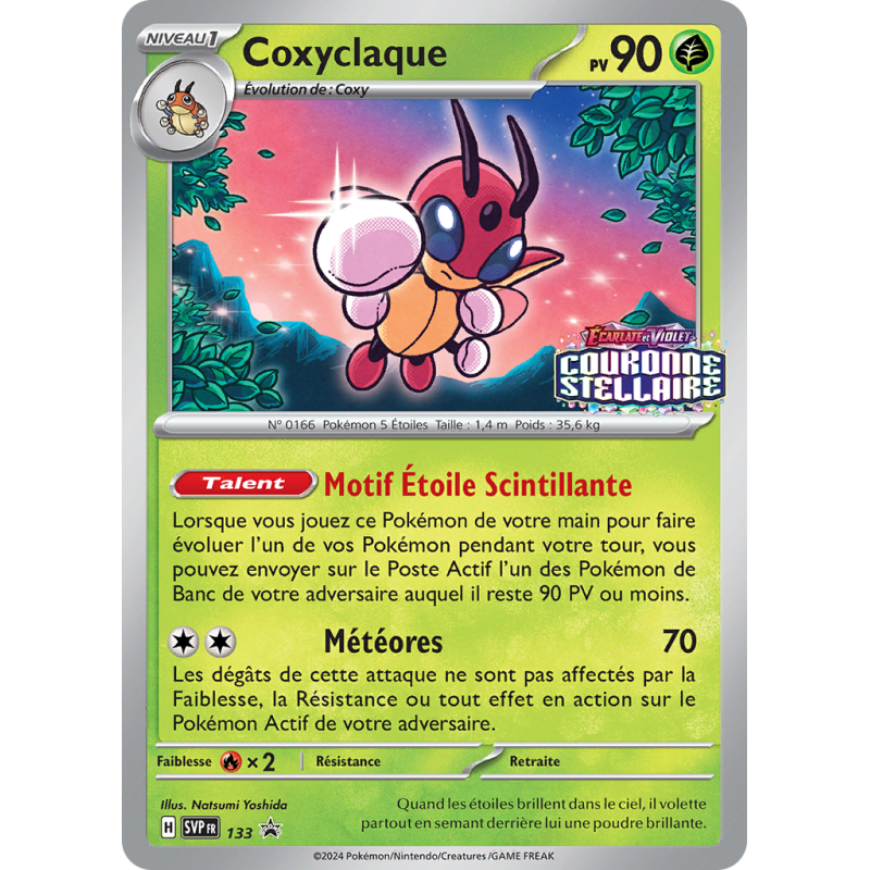 Carte Pokémon Coxyclaque 133 Promo SV