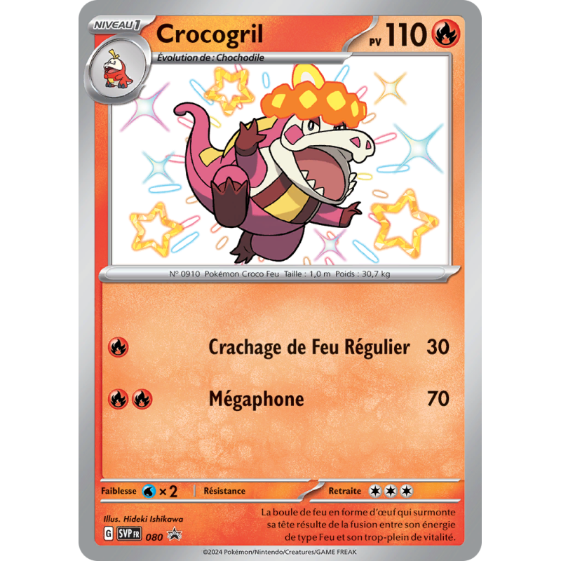 Carte Pokémon Crocogril 80 Promo SV