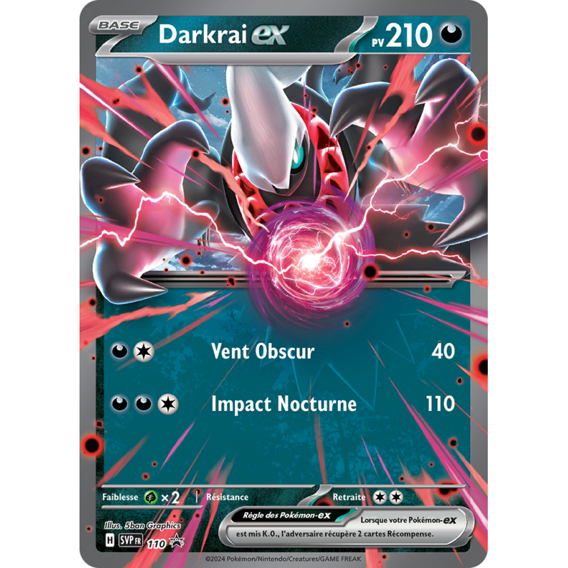 Carte Pokémon Darkrai-ex 110 Promo SV