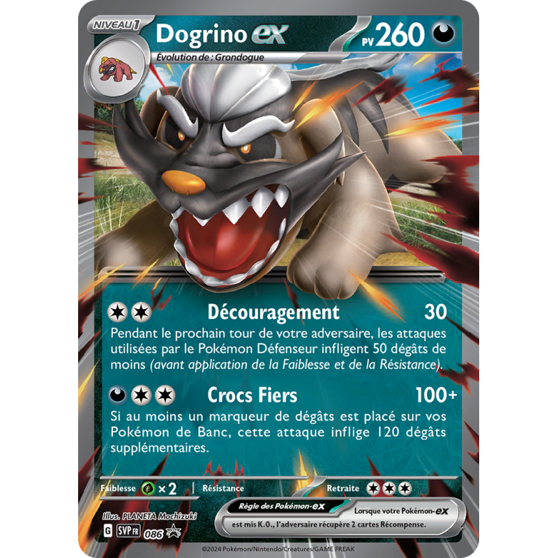 Carte Pokémon Dogrino-ex 86 Promo SV