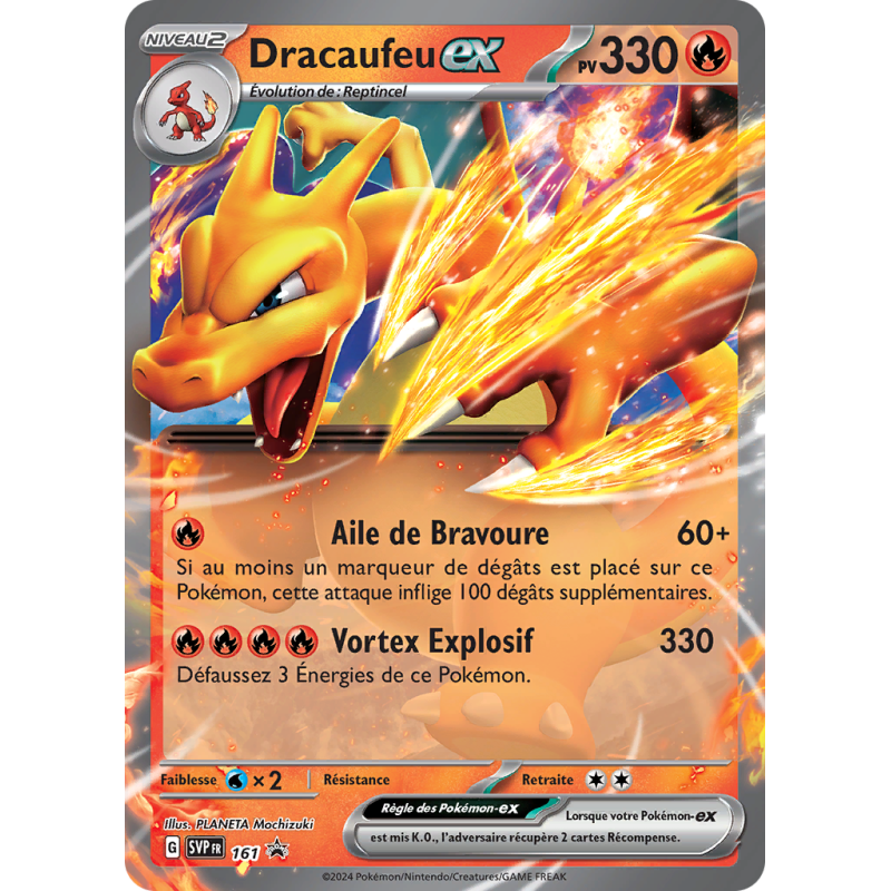 Carte Pokémon Dracaufeu-ex 161 Promo SV