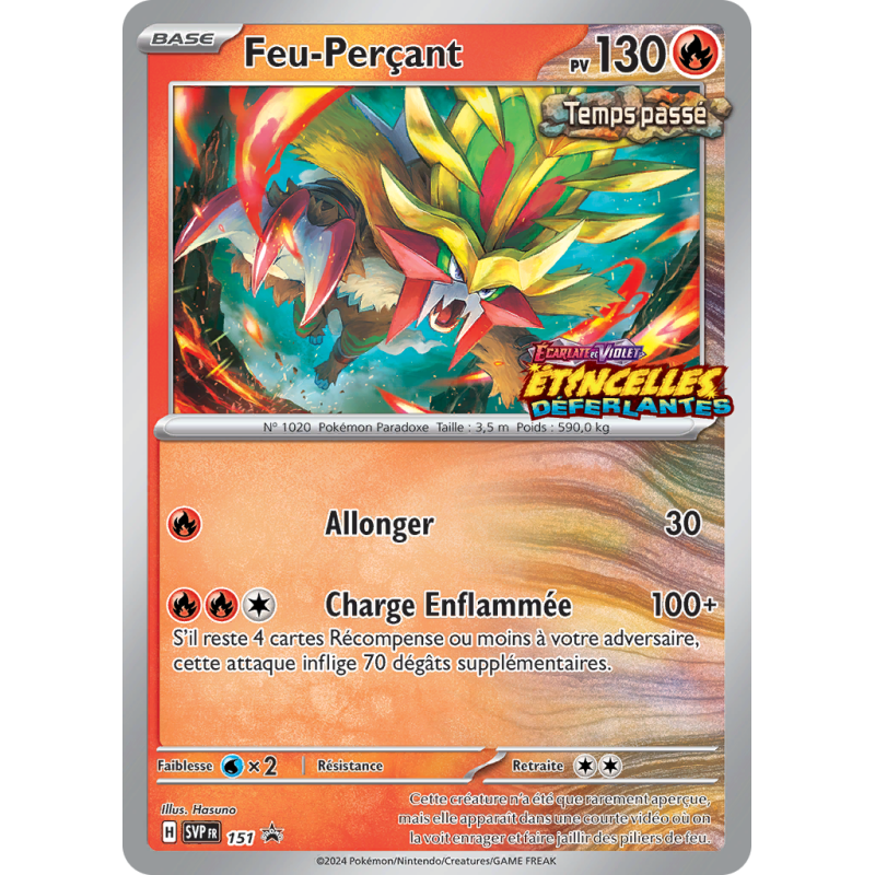 Carte Pokémon Feu-Perçant 151 Promo SV